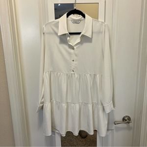 648 Amanda Uprichard Long Sleeve Pierre Dress